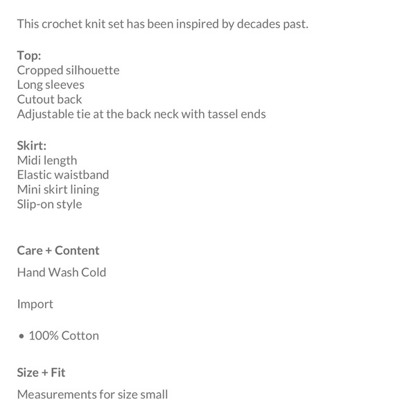 Free People Ocean Eyes Crochet Set - Picture 4 of 5